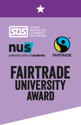 We are a Fairtrade University 2019 logo